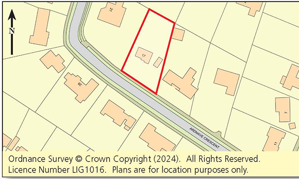 Lot: 67 - DETACHED HOUSE ON A PLOT OF 0.09 HECTARES (0.22 ACRES) - Plan showing location